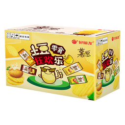 好丽友（ORION）薯愿薯片袋装非油炸烘烤膨化食品土豆片儿童休闲零食礼包网红1 【超值12包】混合口味约425g