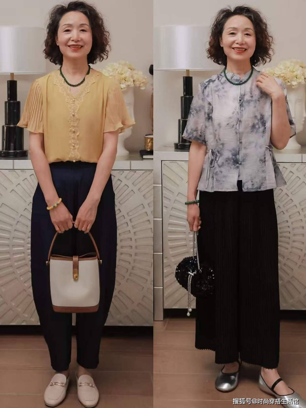 夏天想买上衣买啥好？快看看这4款，既洋气又减龄，适合中年女人
