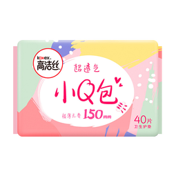 高洁丝卫生巾 生理护垫 迷你姨妈巾 小Q包 150mm 40片