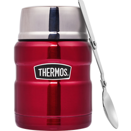 THERMOS膳魔师不锈钢焖烧杯食物罐保温饭盒配勺子SK-3000-RD情人节礼物