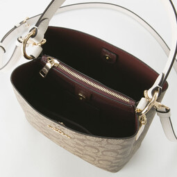 蔻驰（COACH）女包单肩包斜挎包水桶包Town 21奢饰品2312经典款送女友 日本直邮 IMRO8 仓库1 FREE