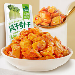 吉香居 泡椒豇豆25g酸豆角酸豇豆下饭菜咸菜泡菜配粥小包 风干萝卜干25g*10袋
