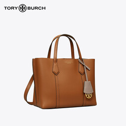 托里.伯奇（TORY BURCH）Perry棕色女款托特手提单肩斜挎包81928905 礼物