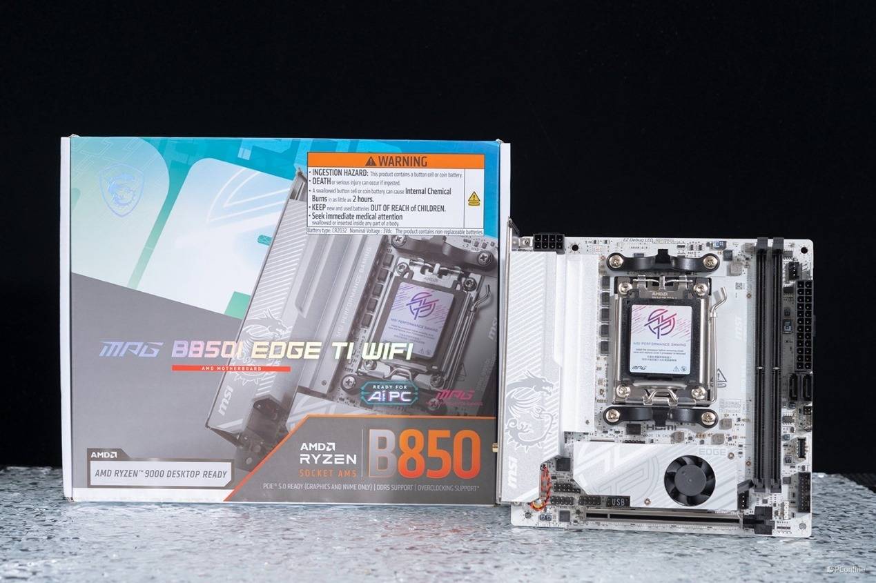 微星MPG B850I EDGE TI WIFI刀锋钛评测：最适合组建AMD小钢炮的主板