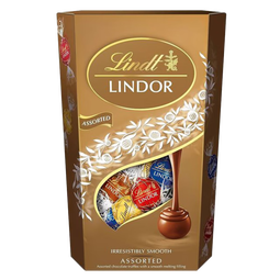 瑞士莲（lindt）金盒精选软心混合巧克力球600g礼盒装零食喜糖送男女友生日礼物