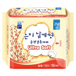 恩芝（Eun jee）日用卫生巾250mm 护翼型透气自然舒爽姨妈巾【韩国原装进口】 棉柔 250mm 10片 韩国进口