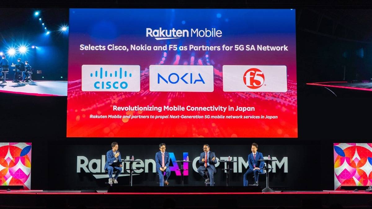 乐天移动携手思科、诺基亚和F5共建5G SA网络，引领日本移动通信新变革