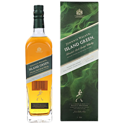 尊尼获加（JOHNNIE WALKER）绿牌绿岛 苏格兰 调和型威士忌 1000ml 43度 礼盒装 进口洋酒