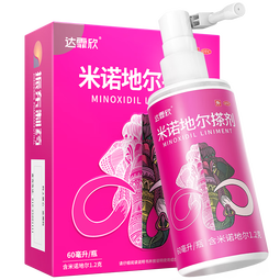 【推荐下单3瓶】达霏欣 米诺地尔酊搽剂生发喷雾2%浓度60ml/瓶脱发生发液【女士发缝宽专用】防脱生发育发发际线增长液洗发水脱发斑秃泡沫凝胶达菲欣产后脱发京东自