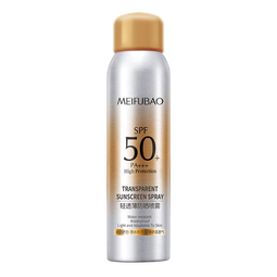 美肤宝轻透薄防晒喷雾180ml清爽补喷SPF50+防水防汗持久紫外线