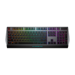 外星人（Alienware）AW510K 游戏机械键盘 家用有线键盘 机械矮红轴 高端电竞RGB外设 送男友送女友 黑色