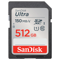 闪迪（SanDisk）512GB SD内存卡 U1 C10 至尊高速存储卡 读速150MB/s全高清视频 数码相机理想伴侣