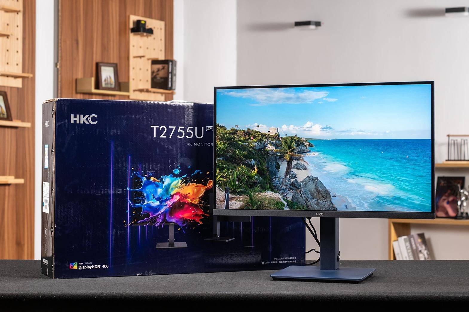 HKC T2755U显示器深度评测- 4K 双模，苹果生态的创作搭子