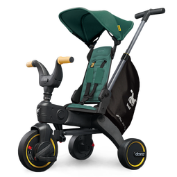 DOONALiki Trike S5儿推车宝宝三轮车遛娃神器1-3岁脚踏车可折叠 S5流光绿