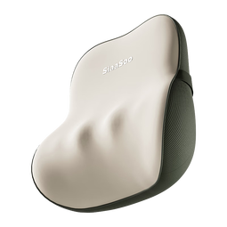 象术（SIAASOO）W4腰部按摩器 按摩器肩颈椎腰背全身多部位按摩垫靠垫热敷按摩仪 送父母亲节日礼物男女友生日礼物 W4森林绿【动态按摩球 力度大】