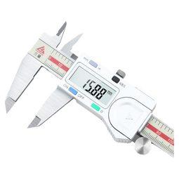 三量0-150mm电子数显卡尺高精度不锈钢游标卡尺数字测量 JDF02数显卡尺0-200mm(超速芯片)