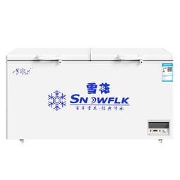 雪花（SNOWFLK）冰柜商用家用冷柜卧式大容量全冷冻柜展示柜 【528数显】单温扩容款|一级能效 空柜温度可达-30度丨铜管速冷低耗