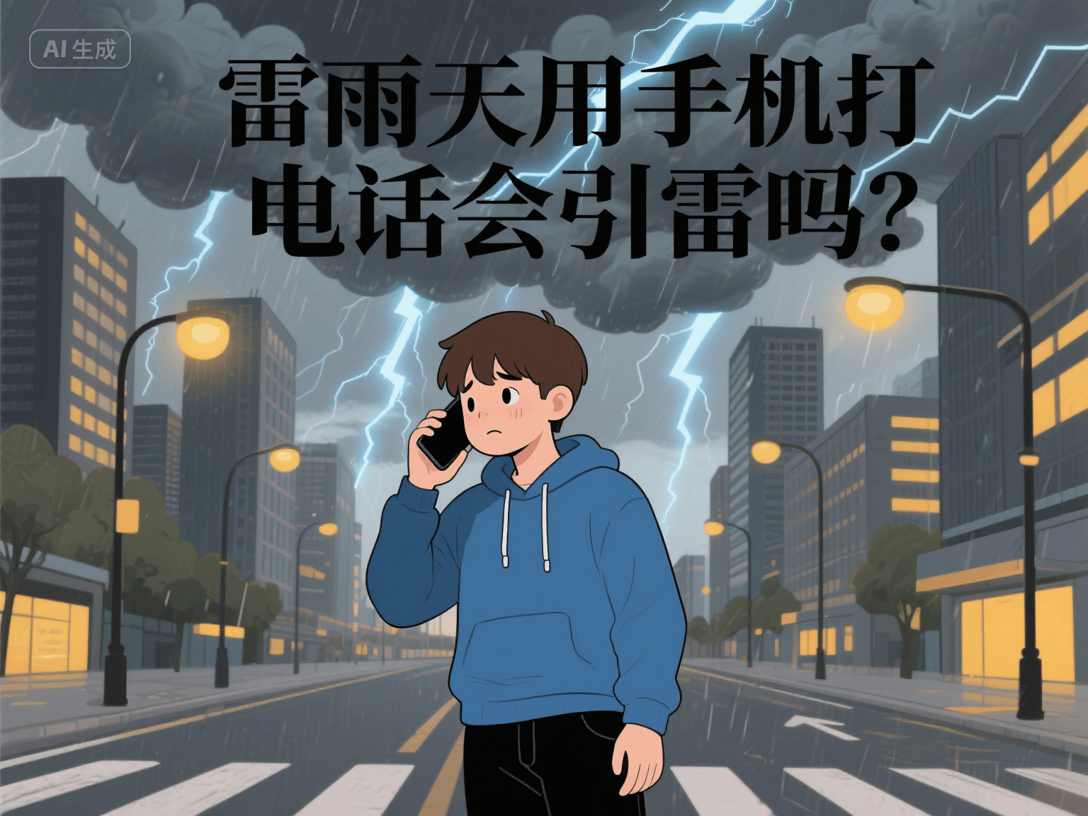 雷雨天用手机打电话会引雷吗?专家解答来了