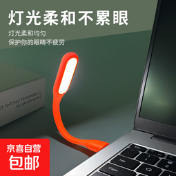 【工厂批发】USB小夜灯便携迷你usb移动电源随身led充电宝接口灯 全测金属板-随机色1个装