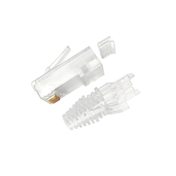 COMMSCOPE康普水晶头 超六类/六类非屏蔽Cat6A/6水晶头及尾套 支持26-23线规 10个/包6-2843007-1&2843018-3