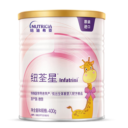 纽荃星特殊医学用途早产/低出生体重婴儿配方食品 400g*1罐