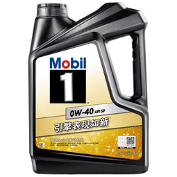 美孚（Mobil）黑金版经典系列 全合成发动机油 0W-40 4L SP/A3B4 MB 229.5 认证