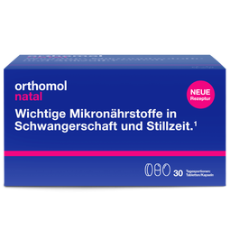 奥适宝（ORTHOMOL）德国进口natal孕妇复合维生素dha孕妇专用活性叶酸备孕孕期维生素 【1盒】孕期全能营养素