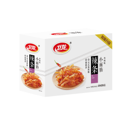 卫龙 辣条香辣味小面筋480g/袋约20包办公室休闲小零食怀旧小吃