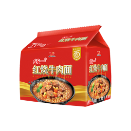 统一红烧牛肉面 五合一 100g*5袋装 方便面泡面
