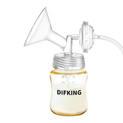 DIFKING适配贝瑞克大贝贝S1S2喜咪乐吸奶器全套配件鸭嘴阀喇叭罩奶瓶软管 【口径17mm】PPSU单边配件包