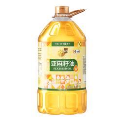 福临门 食用油 压榨一级亚麻籽油6.18L 中粮出品