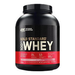 奥普帝蒙（ON OPTIMUM NUTRITION）美国进口 保税仓直发 金标乳清蛋白粉 减脂增肌粉 分离乳清为主 草莓味 5磅/桶