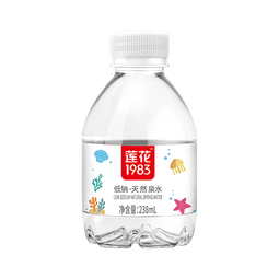 莲花1983儿童水低钠宝宝专用迷你天然水小瓶婴儿冲奶粉饮用水 儿童水238ml*12瓶