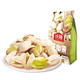 沃隆开心果500g袋装大颗粒原色无漂白坚果炒货孕妇零食休闲食品小吃