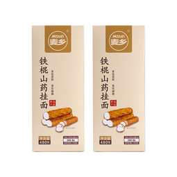 麦乡（M’SUN）铁棍山药挂面火锅面条河南农家特产拉面汤面条方便速食麦芯面 山药茯苓薏米龙须面200g*10