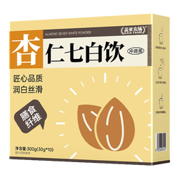 盖亚农场 GAIA FARM杏仁七白饮300g山药莲子百合冲饮 即食早餐 五谷杂粮 营养代餐粉 杏仁七白饮300g