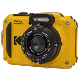 KODAK 柯达 PIXPRO WPZ2 数码相机 三防防震防水防尘 1080p 1600万像素 4 倍光学变焦 wifi连接 黄色