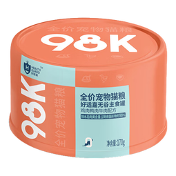 好适嘉猫罐头170g 98k主食罐全价猫粮猫咪湿粮罐头 高肉0内脏 鸡肉鸭肉牛肉 1罐共170g