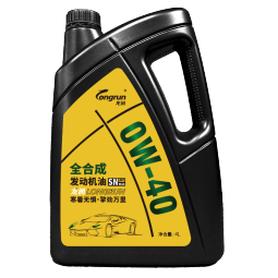 龙润润滑油 全合成汽油机油润滑油 0W-40 SN PLUS级 4L 汽车保养