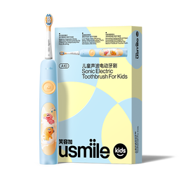 usmile笑容加儿童电动牙刷A10声波震动180天续航3-6-12岁学生礼物宝宝生日礼物儿童节礼物520开学礼物 A10幻动蓝