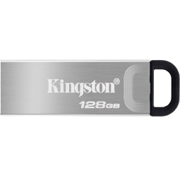 金士顿（Kingston）128GB USB 3.2 Gen 1 U盘 DTKN 大容量U盘 金属外壳 读速200MB/s 学习办公投标电脑车载通用