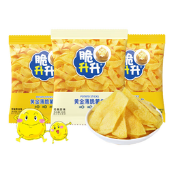 脆升升黄金薄脆薯条10袋香脆蜂蜜黄油休闲小吃土豆零食薯条薯片 黄金薄脆原味10袋