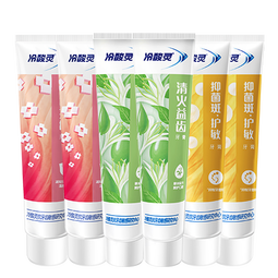 冷酸灵牙膏护齿清火抑菌深层清洁抗敏感牙膏成人牙膏实惠组合装 [抗敏清火护龈]6支装