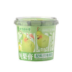 若小姐纯梨膏伏湿膏金银花三柚汁原浆成年儿童润肺化痰无添加水果养生茶 【纯梨膏】21条*1桶