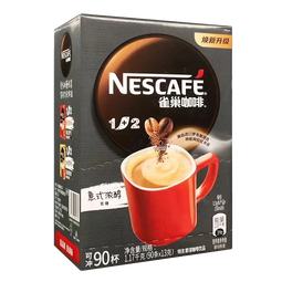 雀巢（Nestle）咖啡美式无糖低脂速溶纯黑咖啡粉即溶健身办公身材管理 燃魂黑咖1.8g*50包
