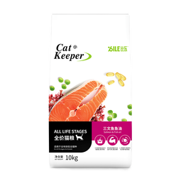 比乐猫粮 三文鱼成猫幼猫通用粮 牛肉蔓越莓英短布偶蓝猫全阶段猫粮 三文鱼鱼油全价猫粮20斤