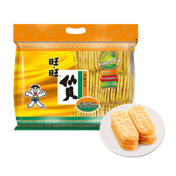 旺旺 仙贝雪饼单包 经典办公出游休闲膨化零食品点心小吃 仙贝400g