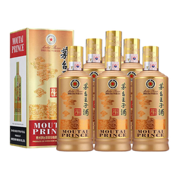茅台（MOUTAI） 茅台王子酒 酱香型白酒 送礼婚宴 53度 500mL 6瓶 酱香经典整箱