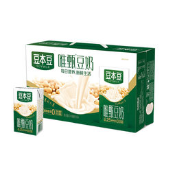 豆本豆唯甄豆奶250ml 2.5g植物蛋白饮料儿童营养学生早餐豆奶批发 原味250ml*24盒