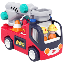 汇乐玩具（HUILE TOYS）救护车婴幼儿童玩具车交警车工程车1-3岁宝宝玩具男女孩生日礼物 早教消防车
